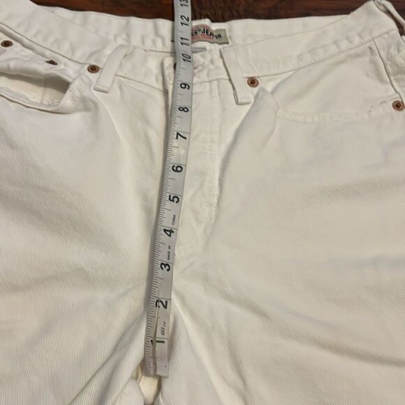 Vintage Guess Jeans White Button Fly Closure Denim Jeans Casual - Picture 6 of 11